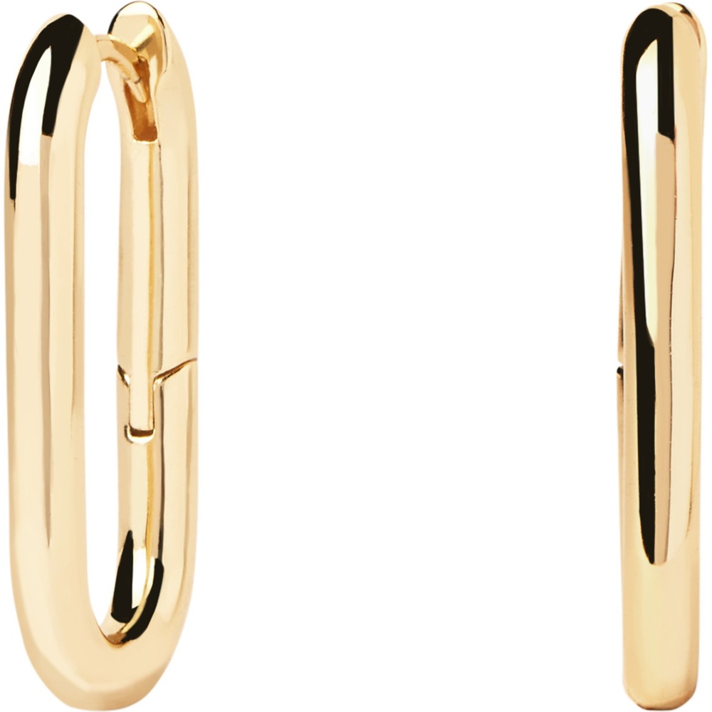 P D Paola Créoles 925 Laiton Boucles d'oreilles