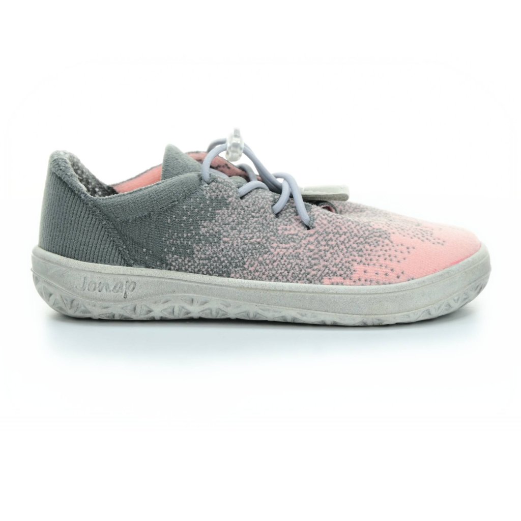 Jonap Knitt New rosa grau Barfuß-Sneakers
