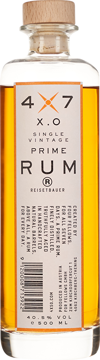 Reisetbauer 4X7 X.O Single Vintage Prime Rum 0,5 Liter