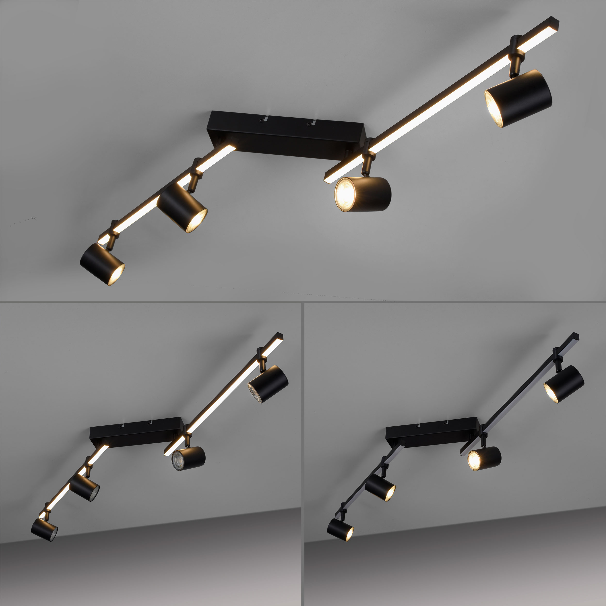 Paul NeuhausLED-Deckenleuchte 4flg