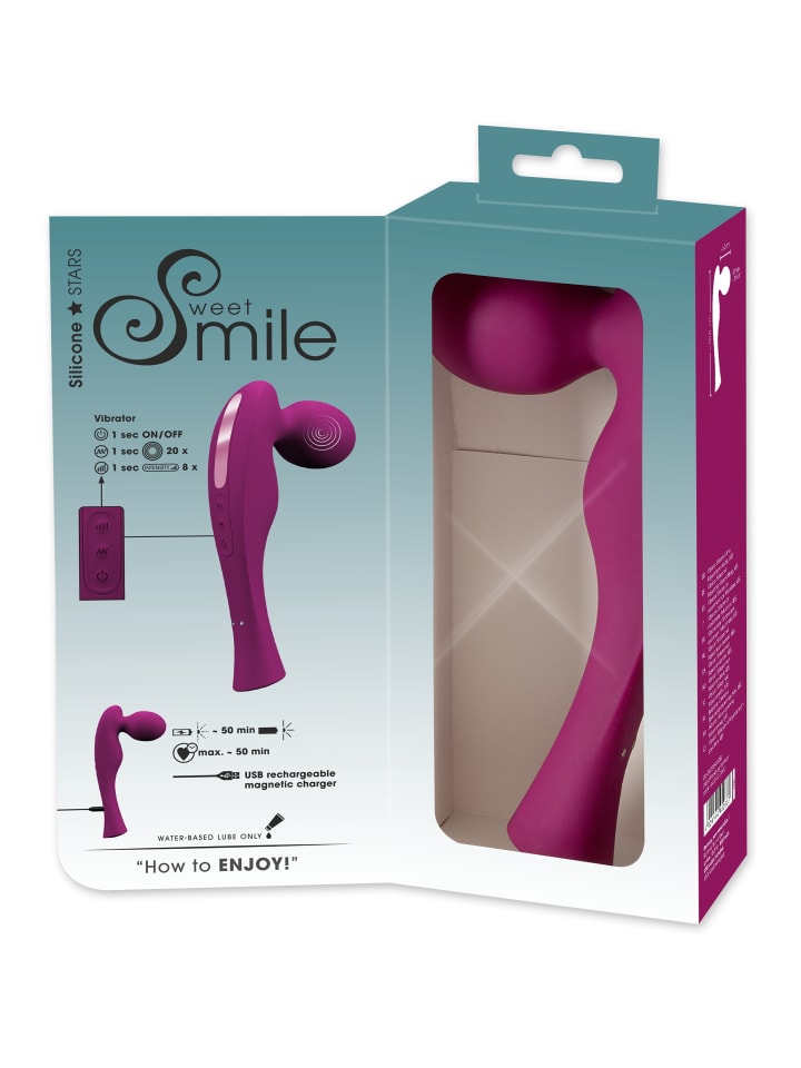 Sweet Smile Massagestab Special Wand in lila günstig kaufen 20 cm