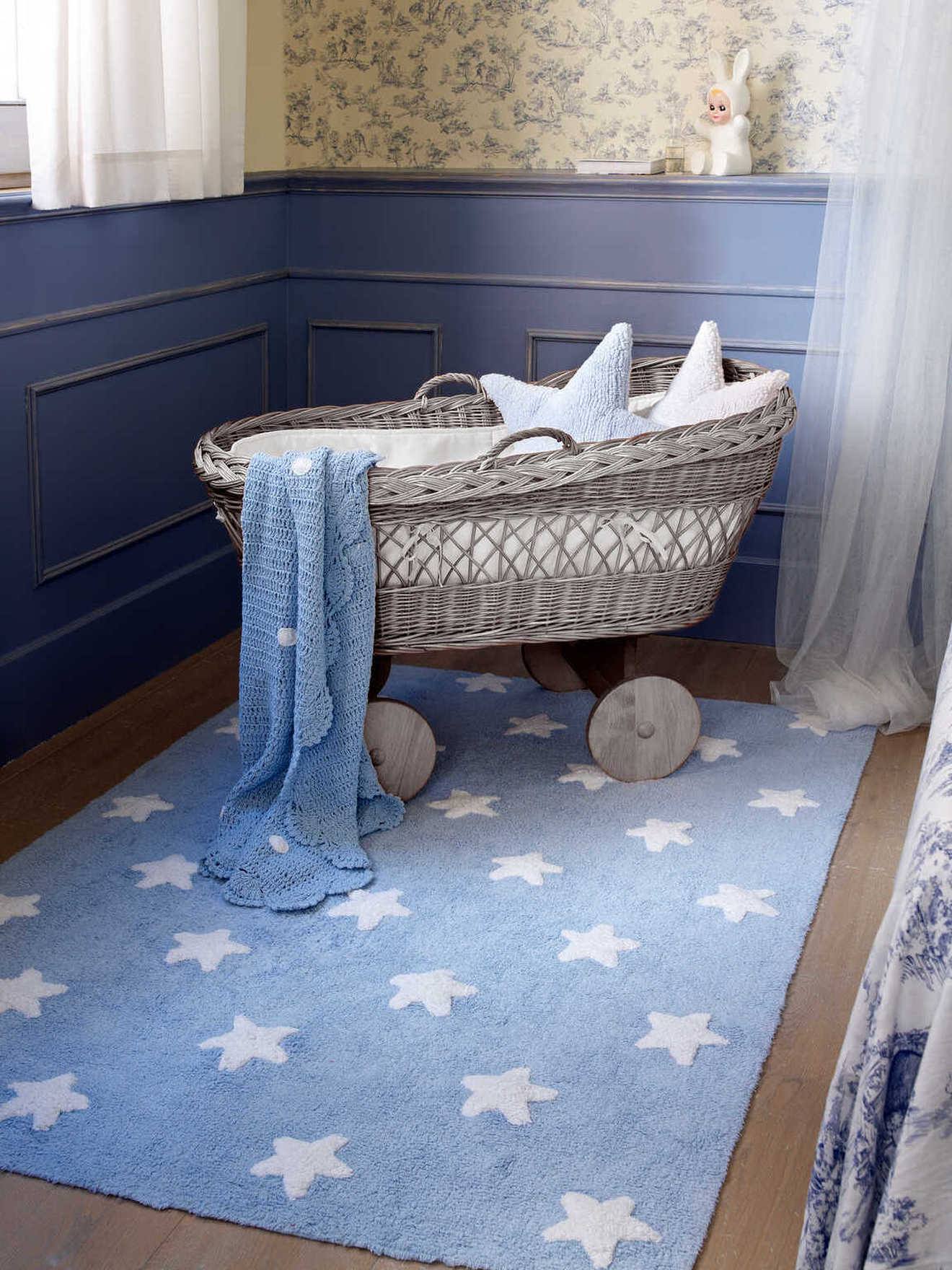 Lorena Canals Kinderzimmer-Teppich mit Sternen LORENA CANALS - rosa