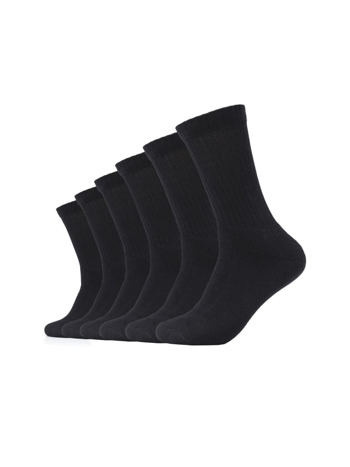 S. Oliver Tennissocken 6er Pack essentials in Schwarz günstig kaufen