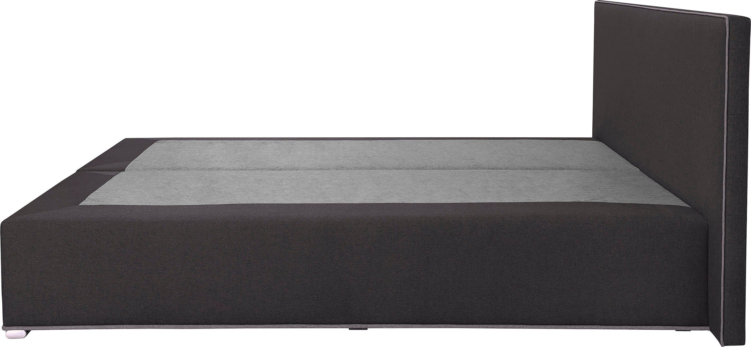 COLLECTION AB Boxbett Kreta, inklusive Topper bei Ausführung mit Matratze, H2, H3, H4
