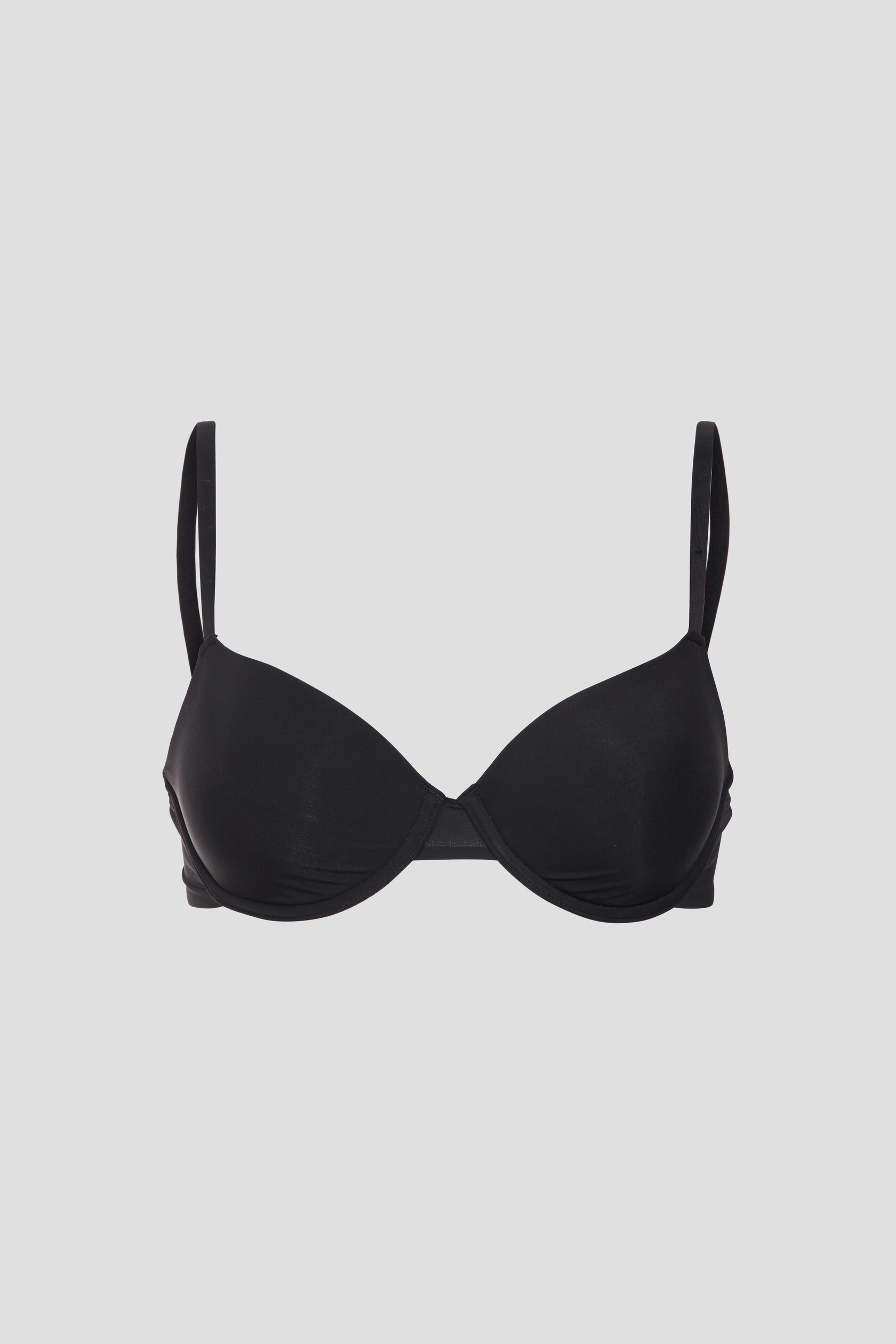 Soutien-gorge corbeille microfibre noir femme | La Halle