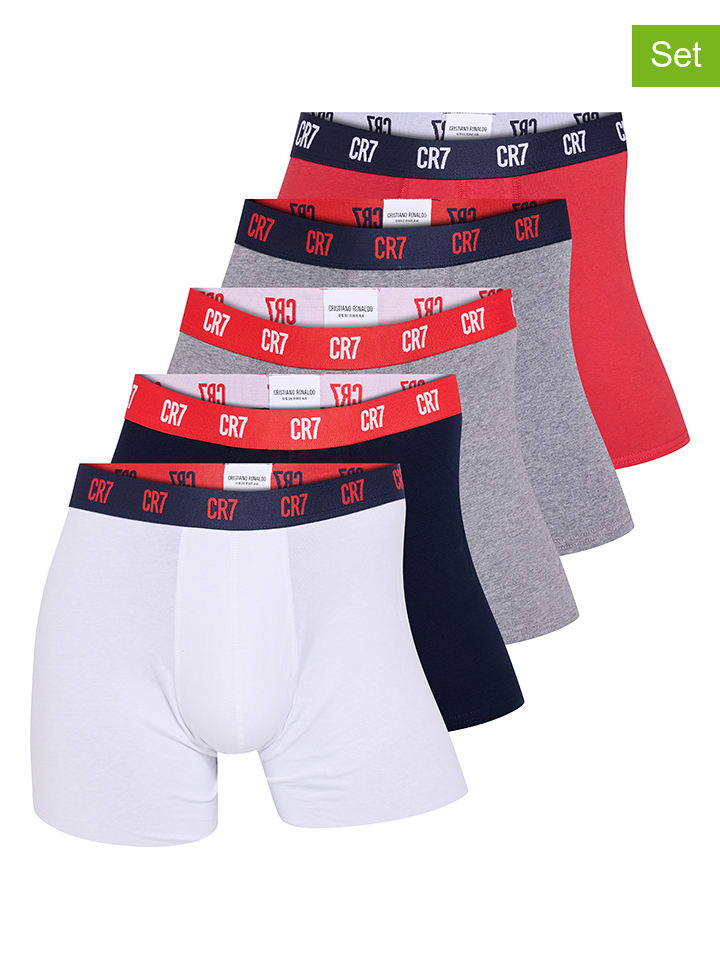 CR7 5er-Set: Boxershorts in Bunt günstig kaufen
