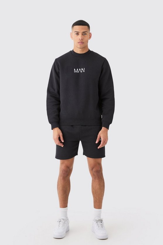 Kurzer Man Sweatshirt-Trainingsanzug