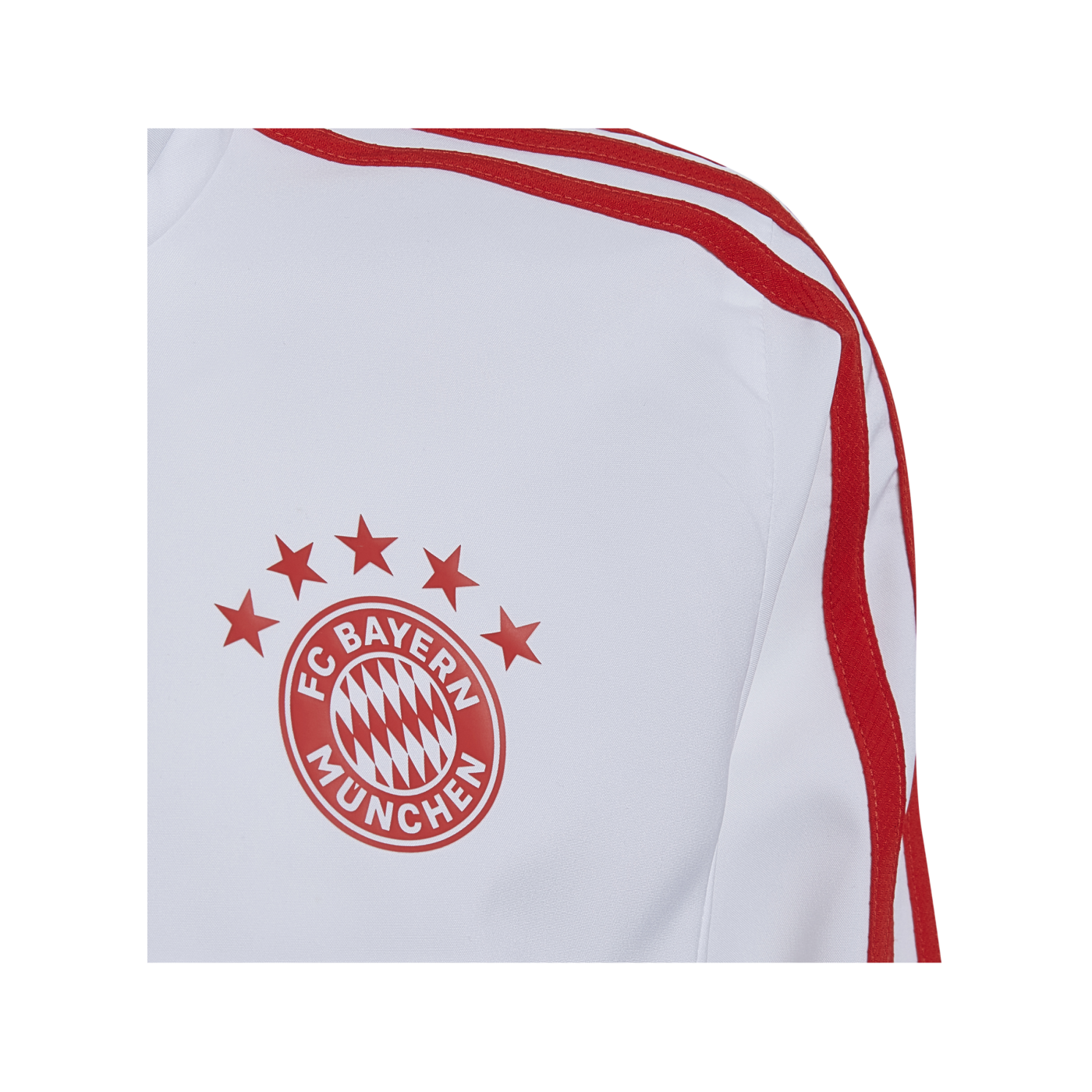 adidas FC Bayern München Prematch Jacke 2022/2023 Kids Weiss