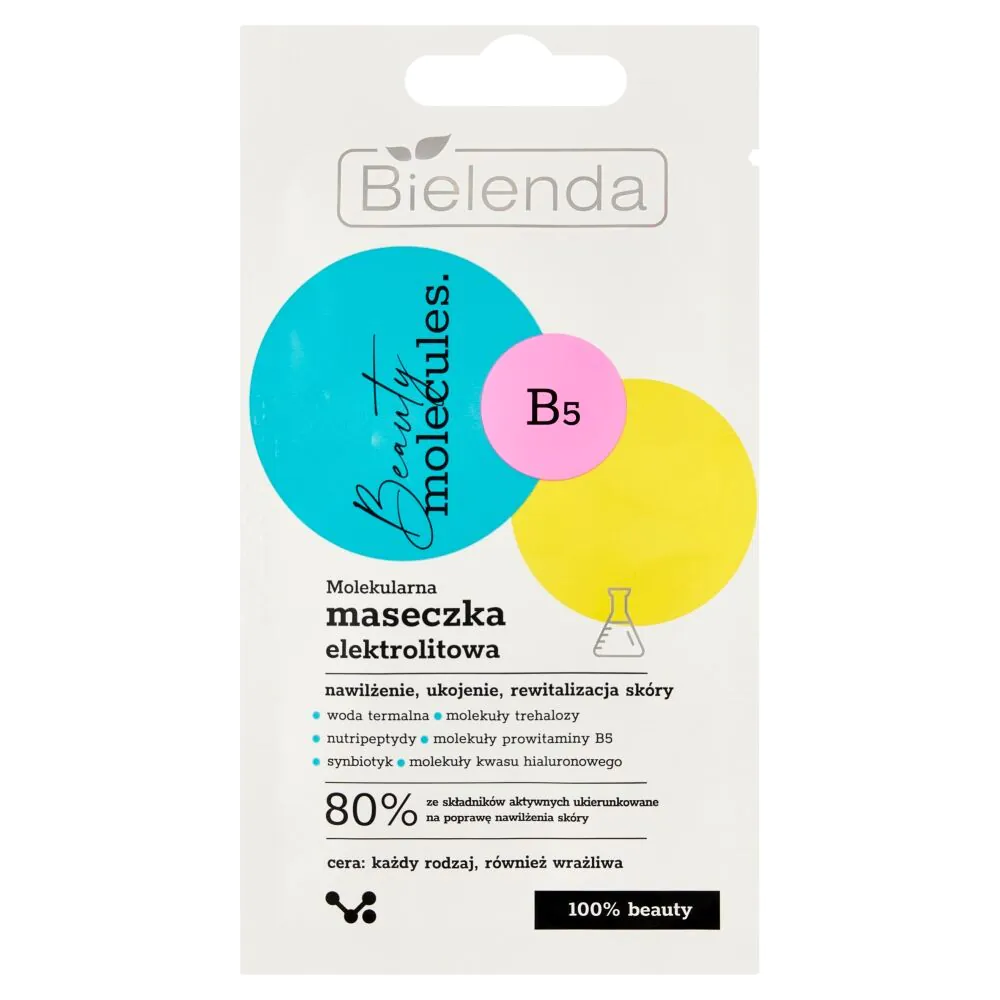 Bielenda Beauty Molecules маска са молекуларним електролитима