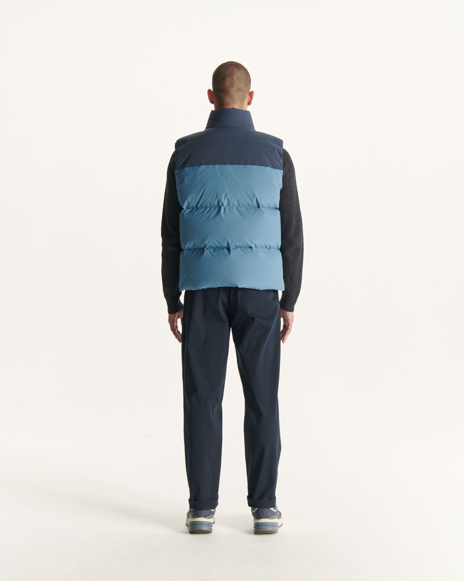 Doudoune bicolore Grand Froid Bleu froid Sakai