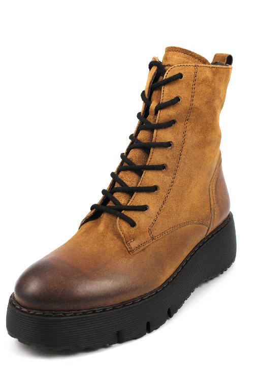 PAUL GREEN Schnür-Stiefeletten braun