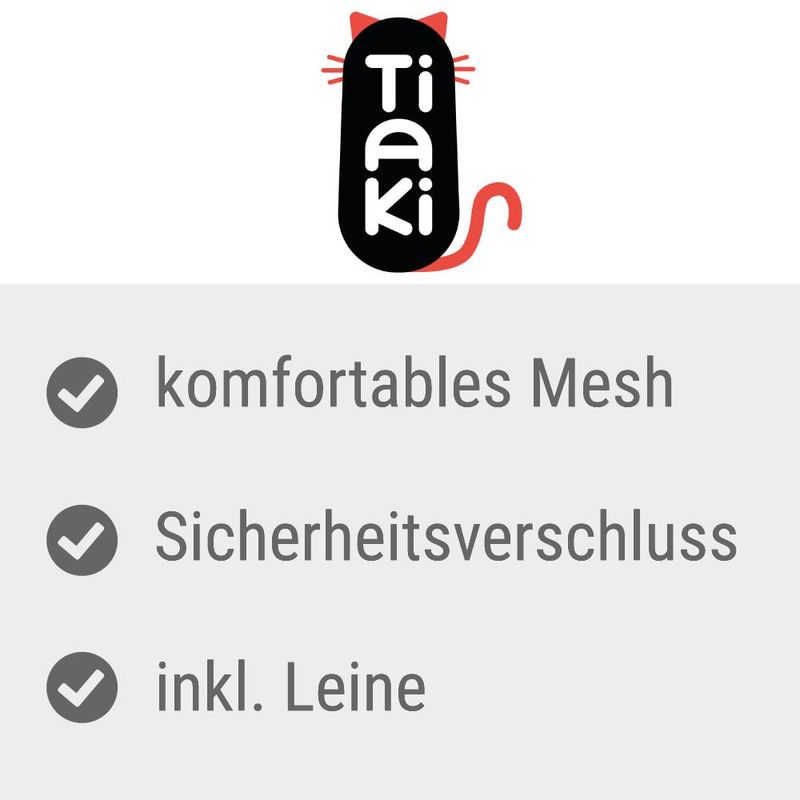 TIAKI Katzengeschirr Comfy mit Leine zu TOP-Preisen