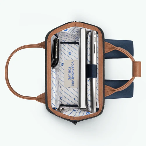 Adventurer Small Chicago Backpack, Navy Blue