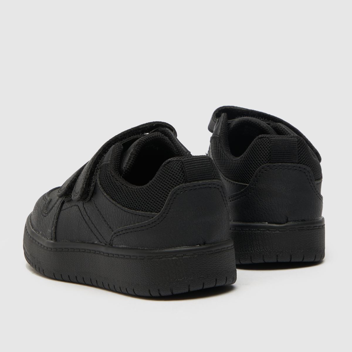 Schuh svarta maskinskor för pojkar, småbarn