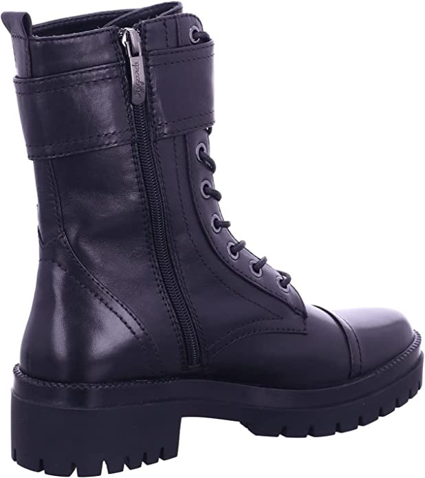 REGARDE LE CIEL Stiefeletten schwarz Schnürstiefel Boot Damen Schwarz Olga 07