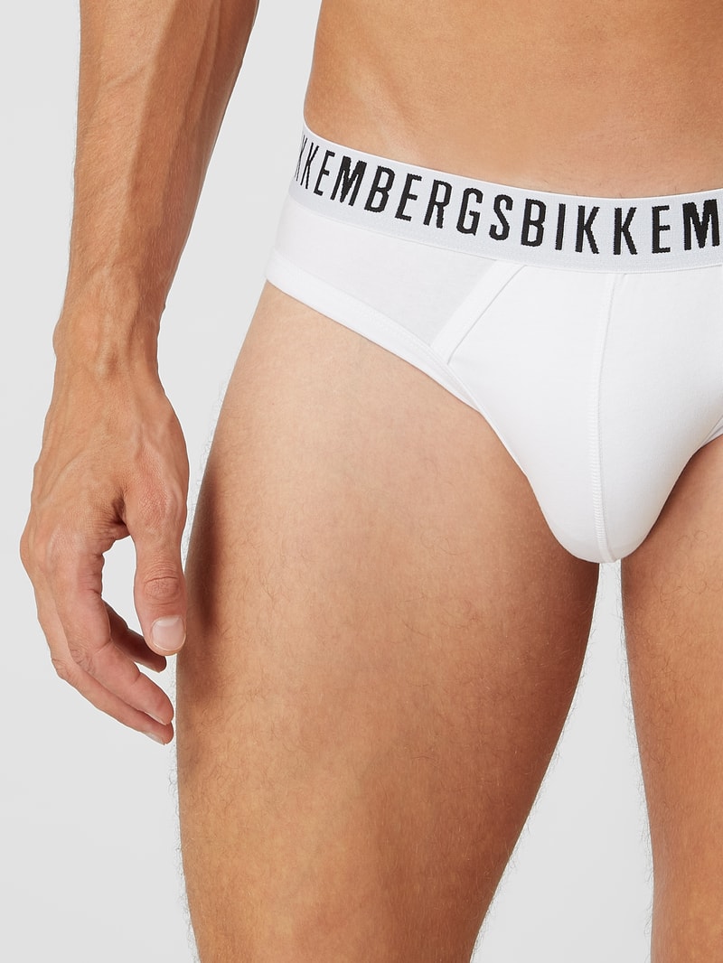 Slip mit Stretch-Anteil im 2er-Pack in weiß