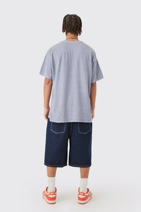 Oversize T-Shirt mit lizenziertem Ice Cube Print