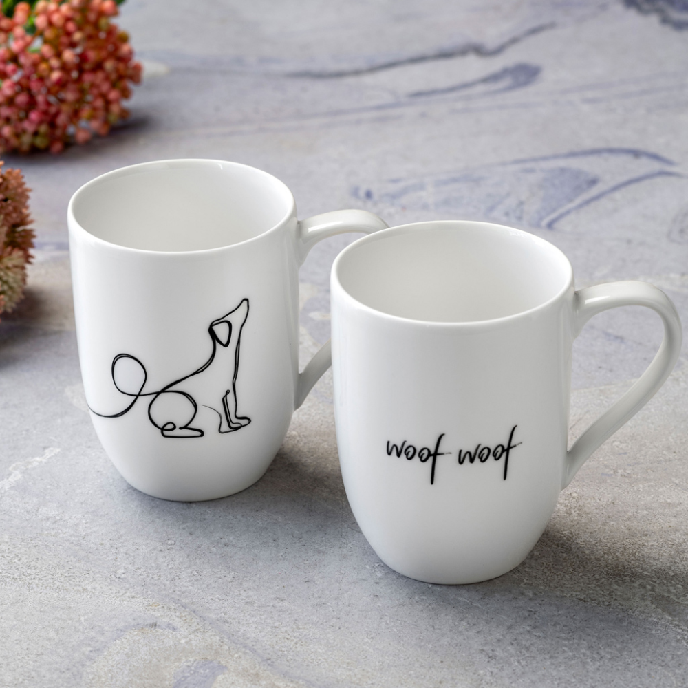 Kaffeebecher-Set Statement 2-teilig