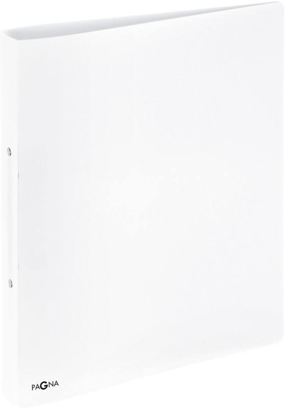 PAGNA Ringbuch 2 Ringe 25 mm Polypropylen DIN A4/A5 Weiß