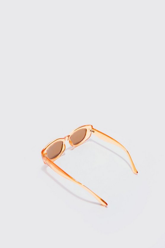 Braune Retro-Sonnenbrille