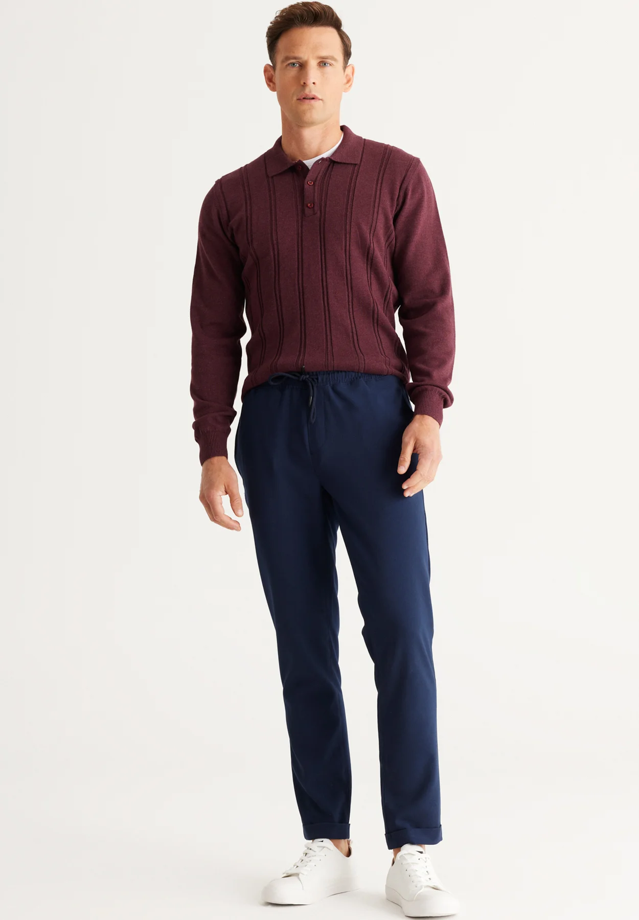 AC&CO / ALTINYILDIZ CLASSICS CASUAL SIDE POCKET WAIST TIE - Pantalones