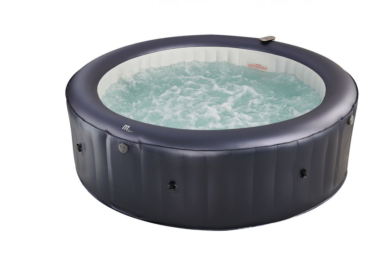 PureHaven MSpa PureHaven aufblasbarer Whirlpool 204x204x70 cm für 6 Personen selbstreinigend inkl. Filterkatuschen und Abdeckung Leergewicht 42 kg