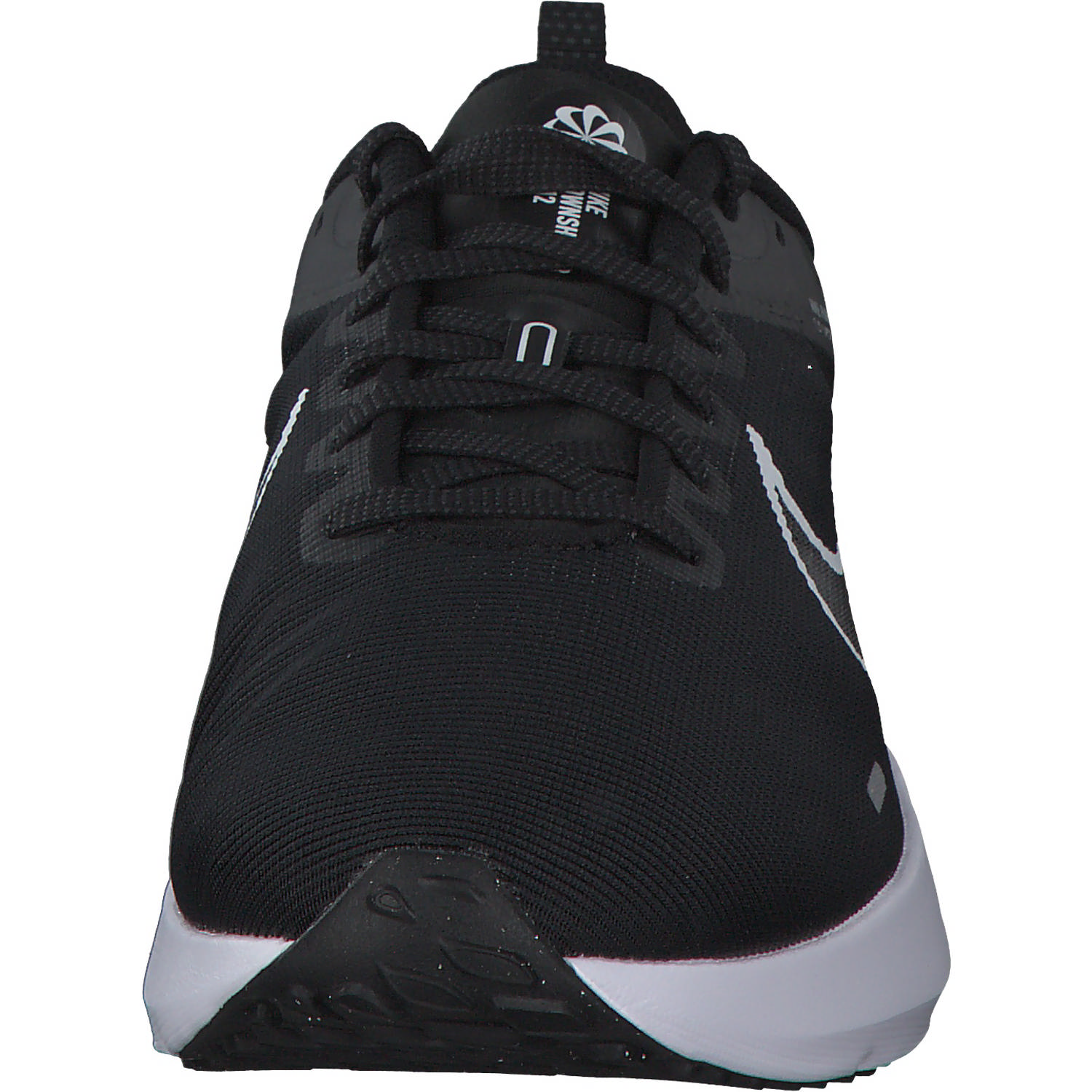 Nike Downshifter 12 DD9294, Sneakers Low, Damen, black/white-smoke grey-platinu