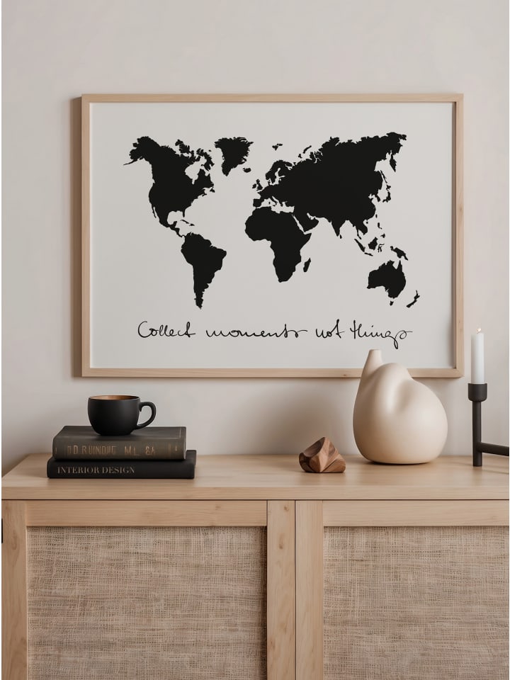 Tales by Jen Poster / Kunstdruck „Collect moments, not things“ I Ohne Rahmen günstig kaufen
