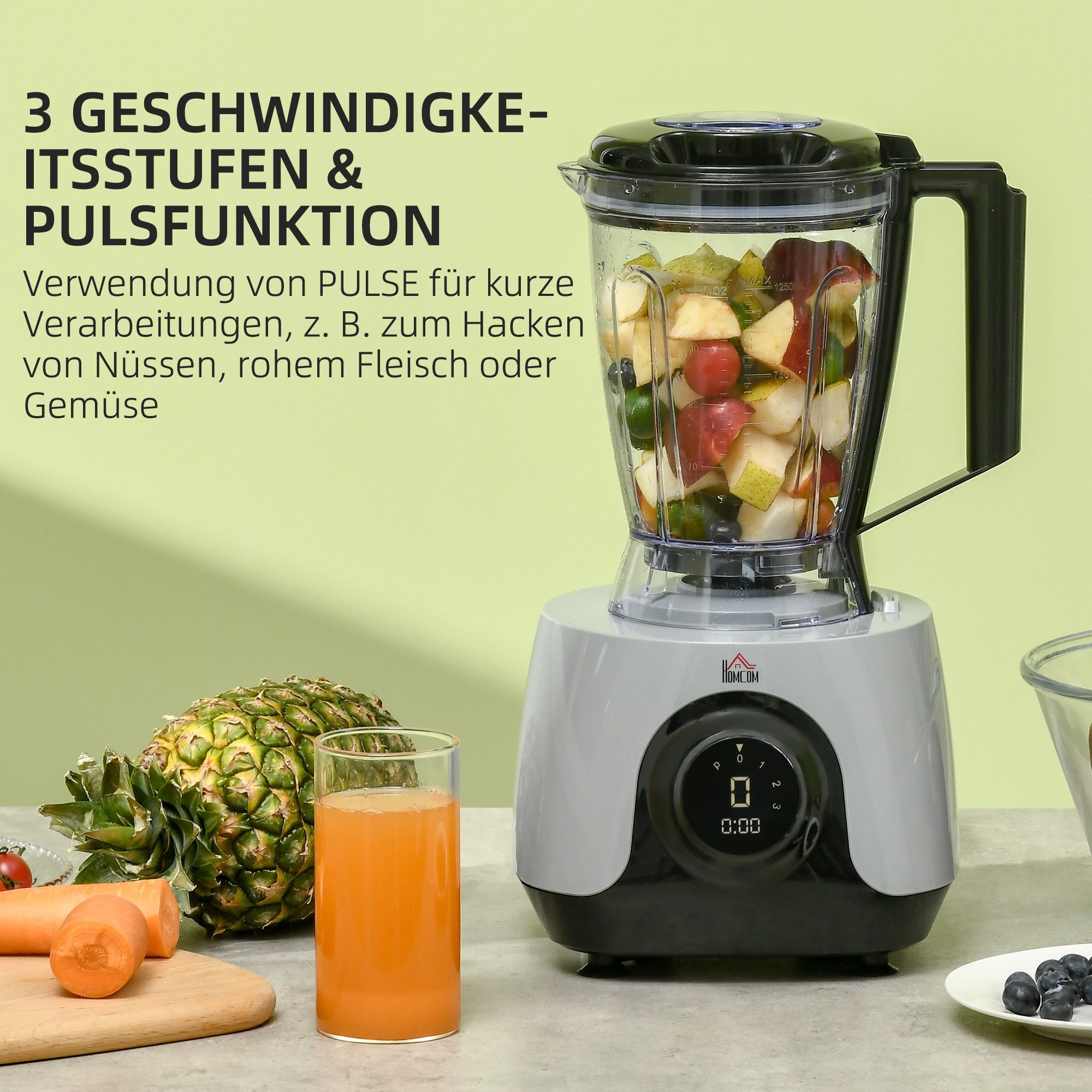 HOMCOM Kompakt-Küchenmaschine