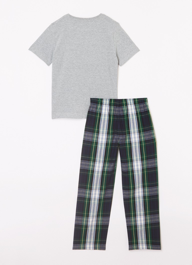 Komplet piżamowy w kratę Ralph Lauren