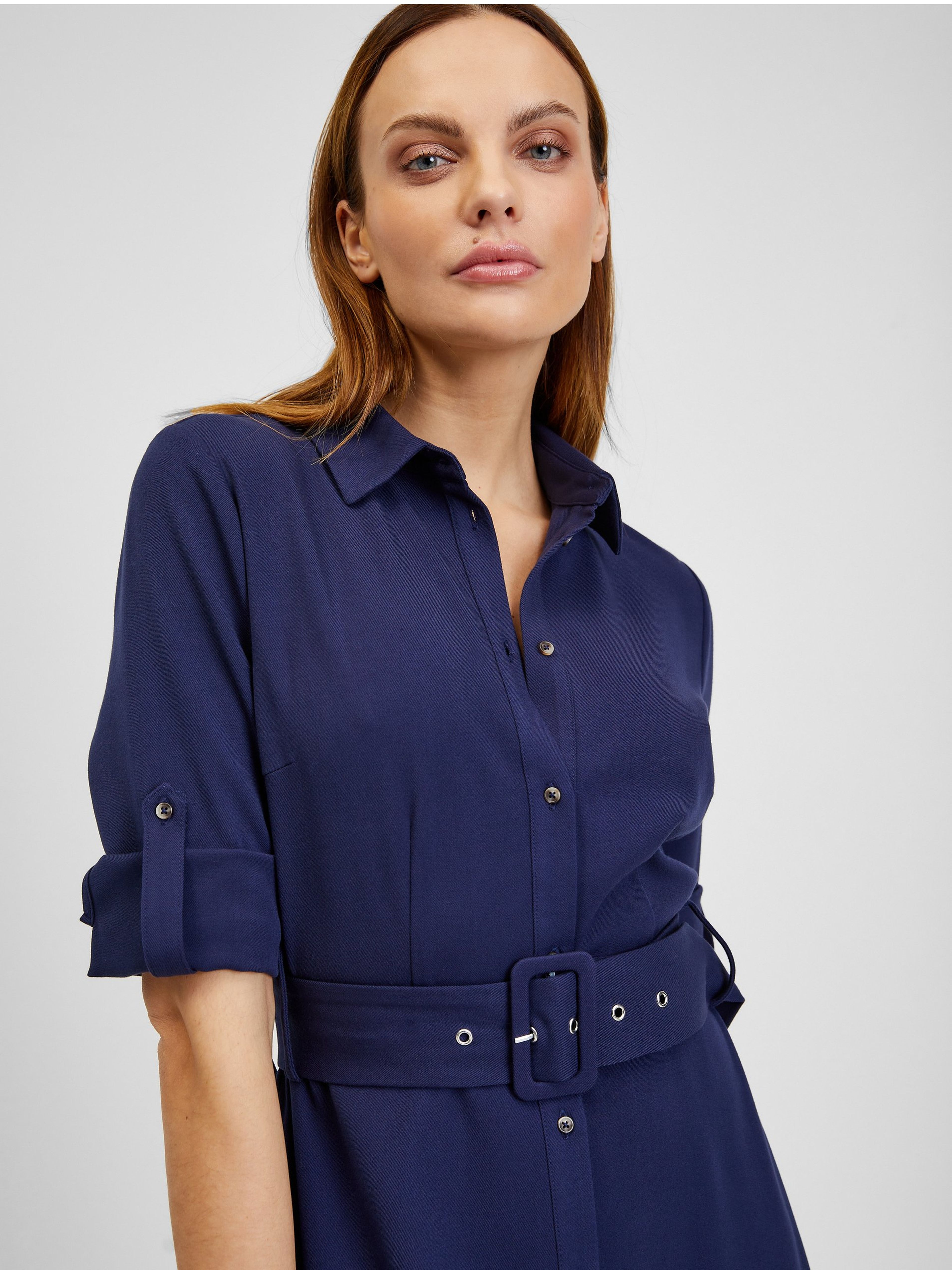 Dunkelblaues ORSAY-Damenkleid