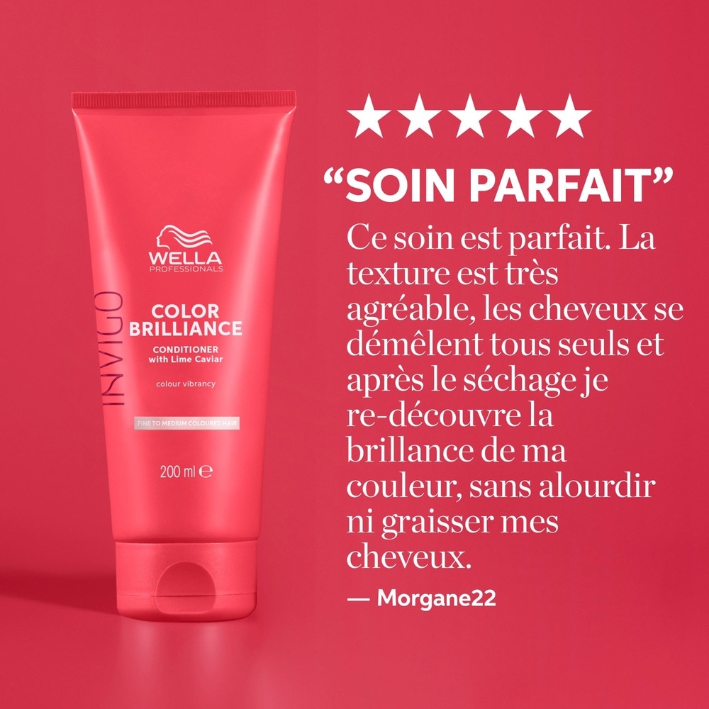 Wella Invigo Color Brilliance Après-shampoingCheveux colorés fins à moyens Après-Shampoing