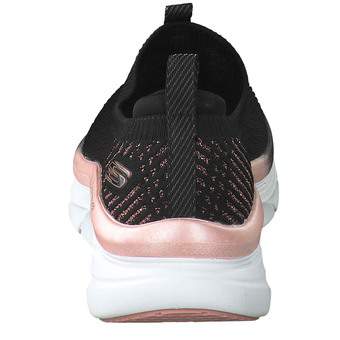 Skechers D Lux Walker Slip On in schwarz