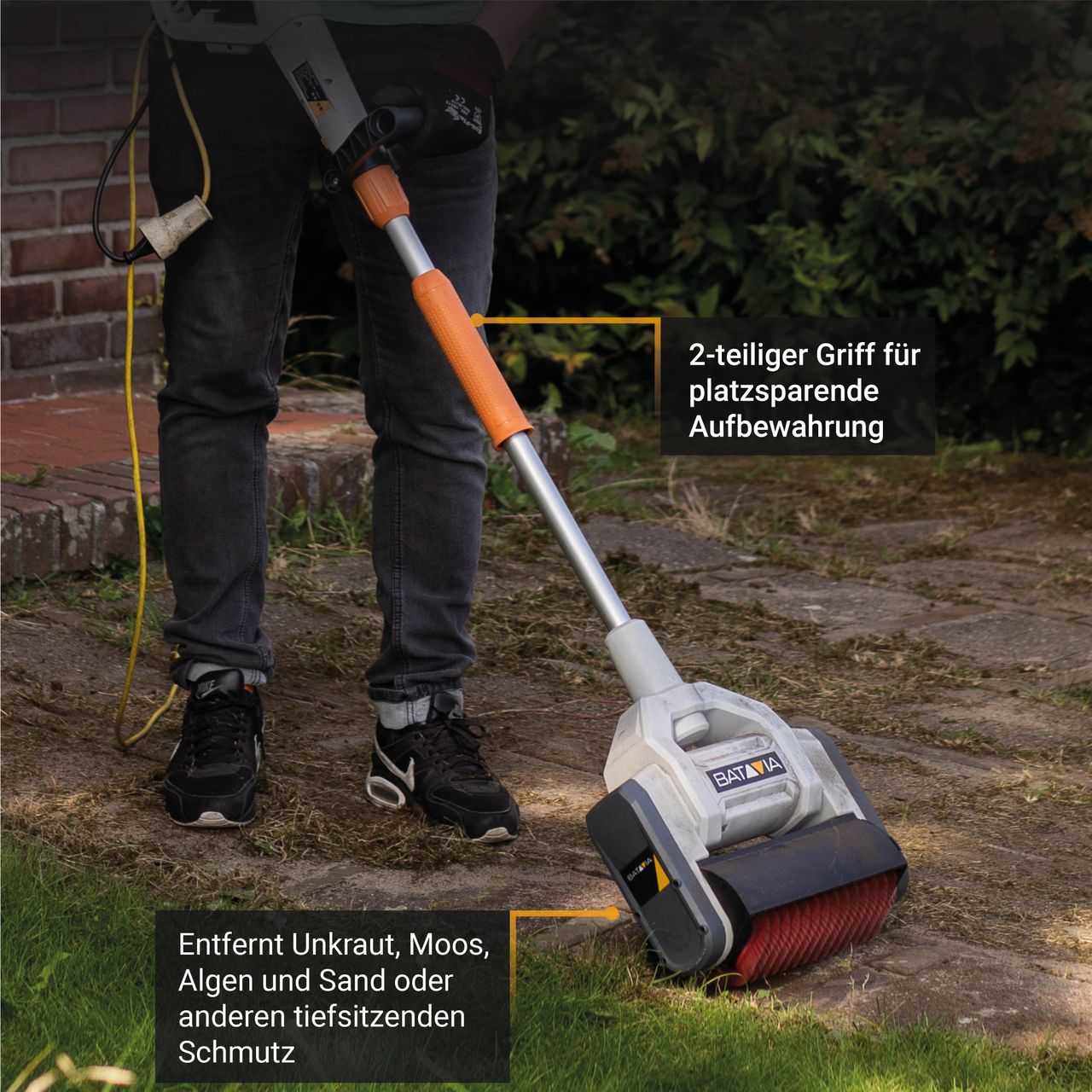 Batavia MAXXBRUSH – ROLLENBÜRSTE FÜR HAUS UND GARTEN