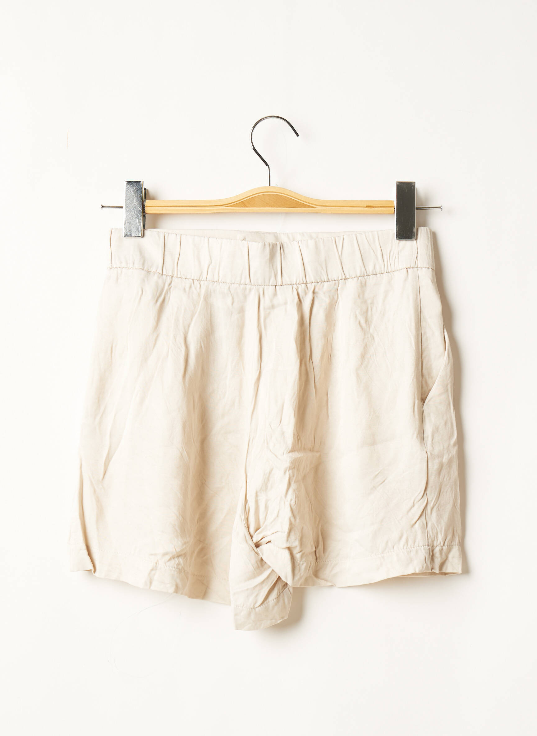 Zara Shorts 1 Femme couleur beige