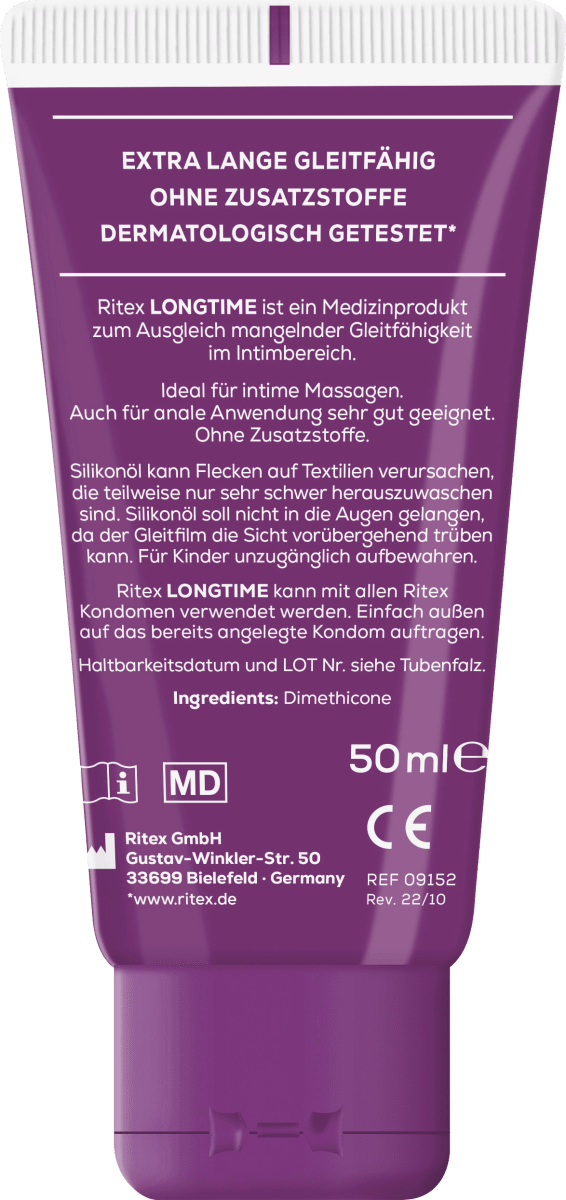 Gleitgel Longtime Medizinisches Silikonöl, 50 ml