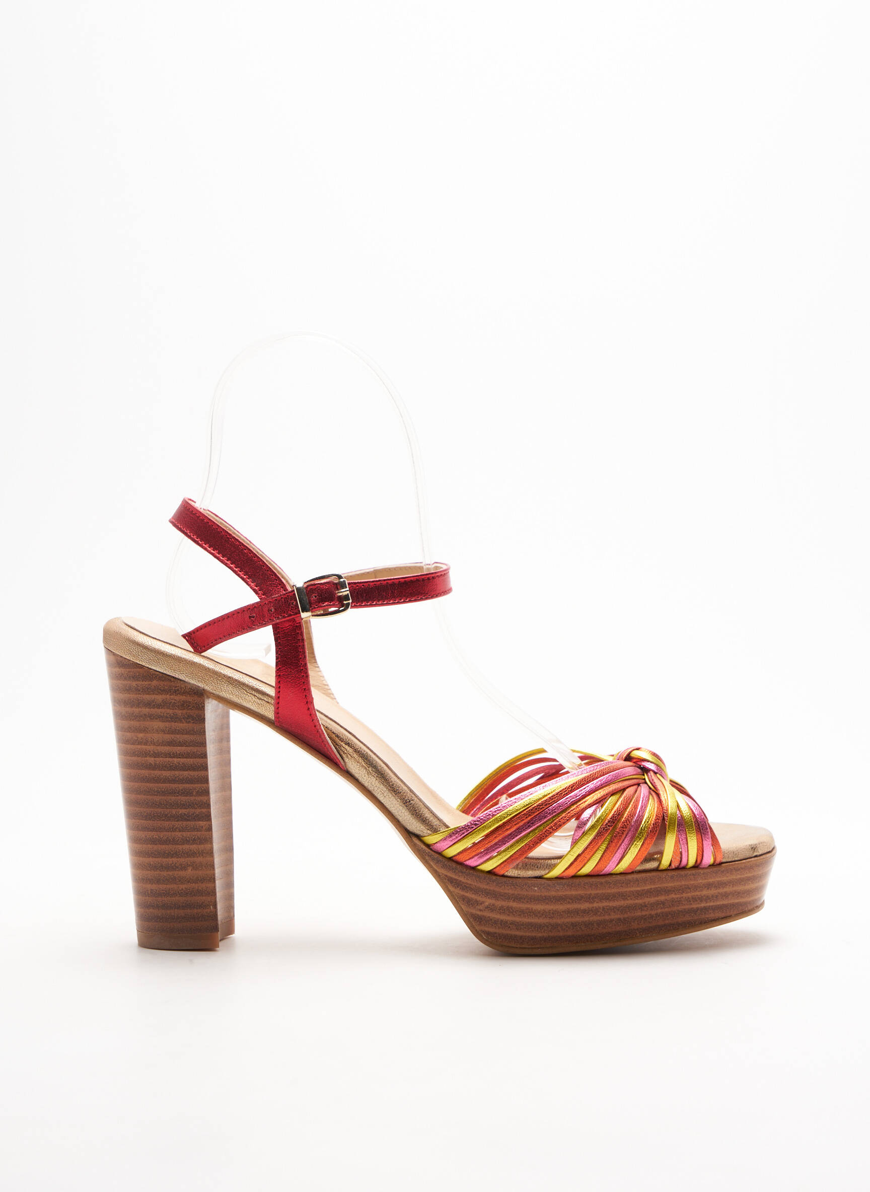 Creatis Sandales Nu Pieds Femme couleur rouge