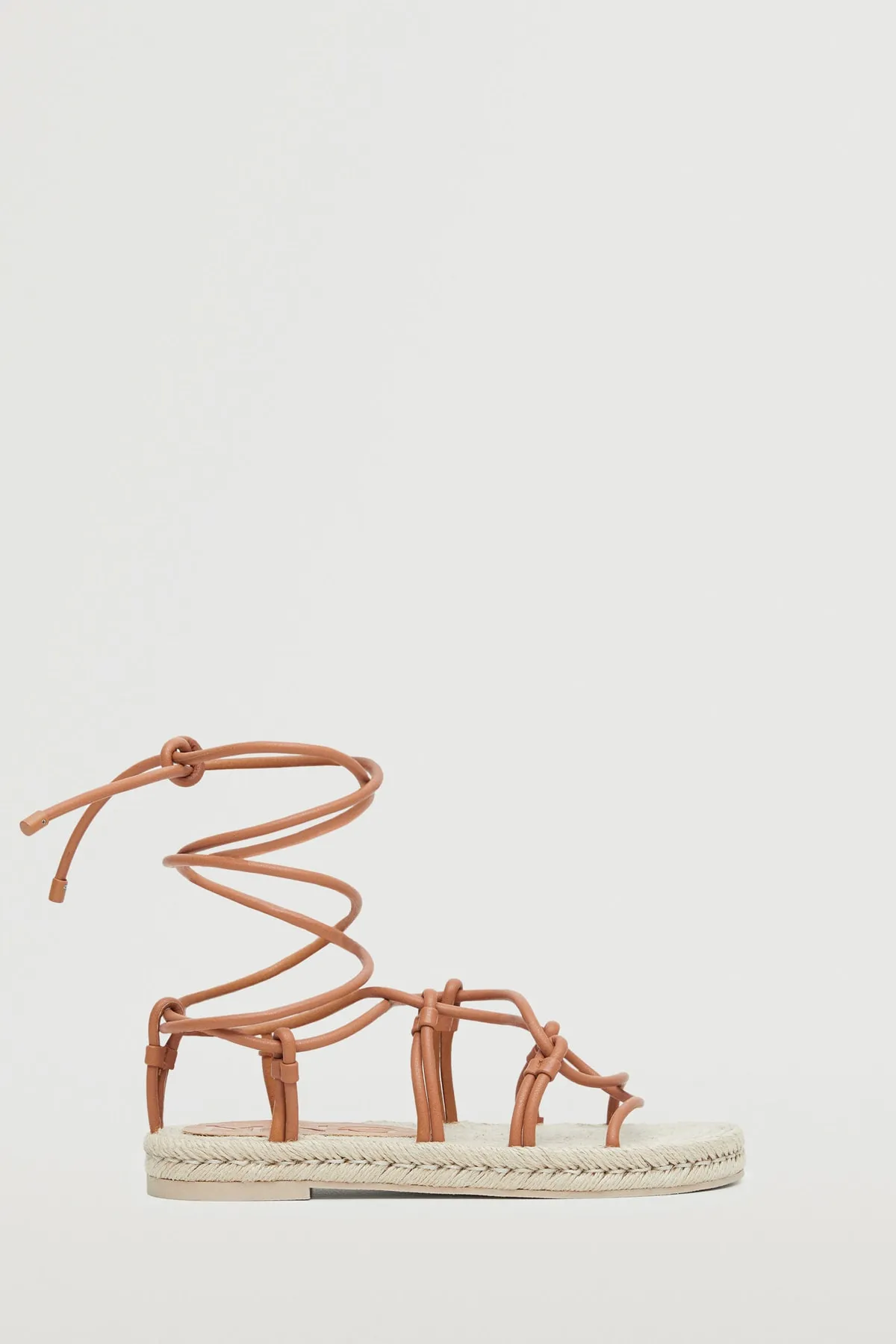 MANGO  Braune Damensandalen 37000822