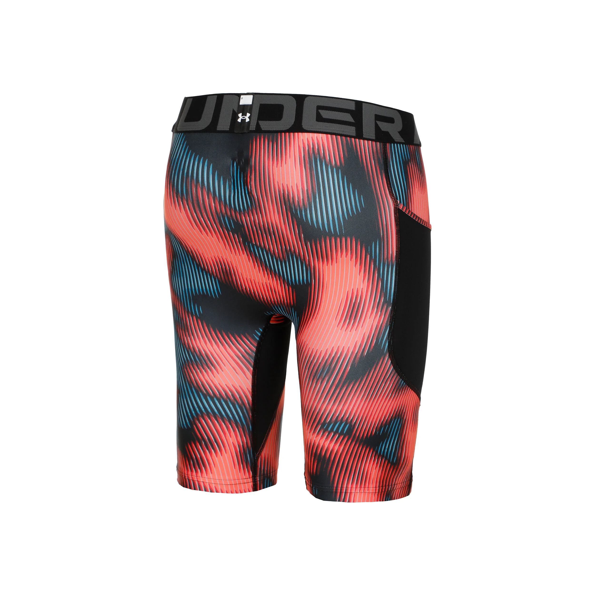 Heatgear Printed Long Shorts Herren - Koralle, Schwarz