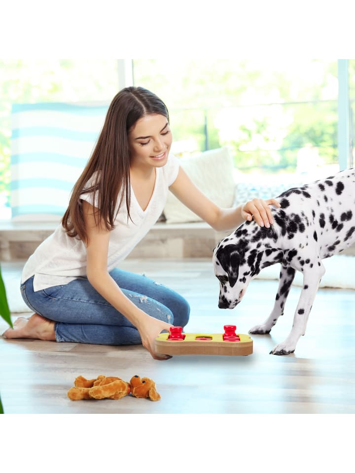 relaxdays Hunde-Intelligenzspielzeug in Bunt günstig kaufen onesize