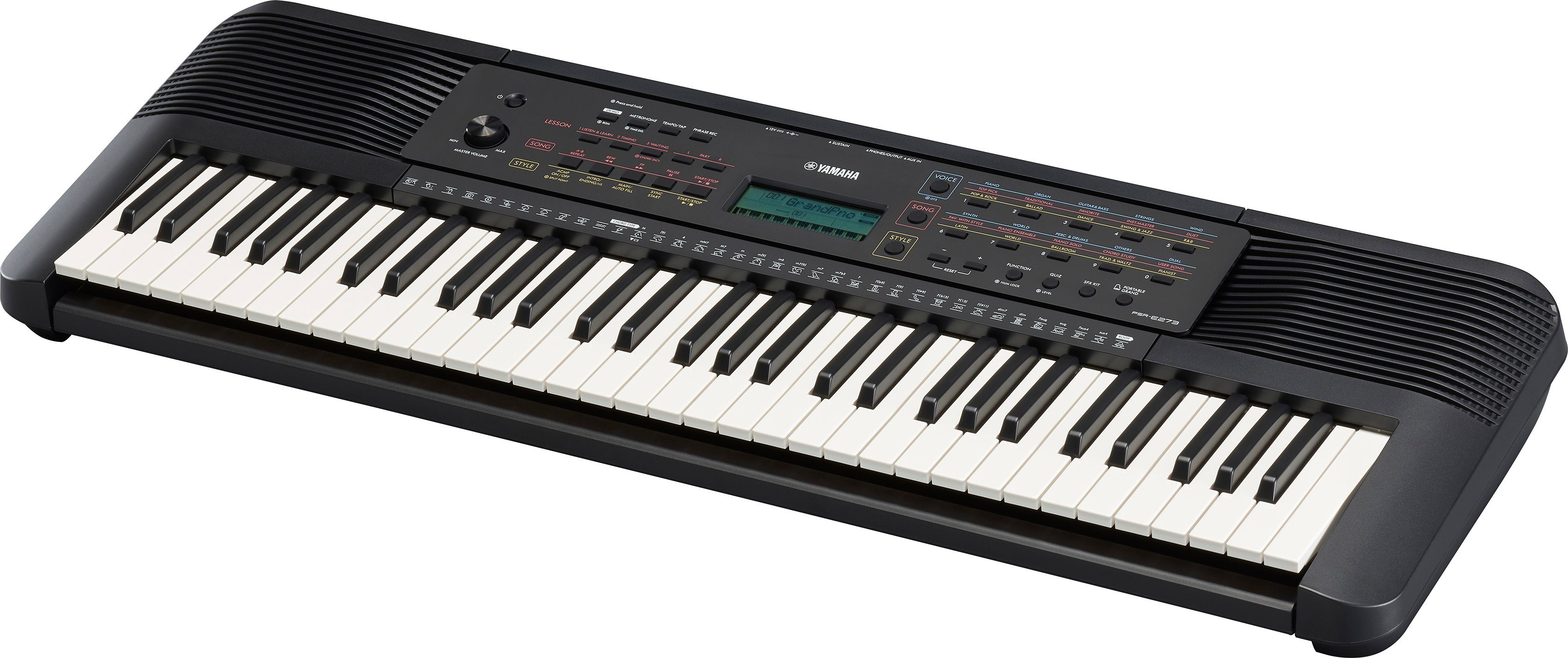 Yamaha Home-Keyboard PSR-E273, mit Lernfunktion und Quizmodus