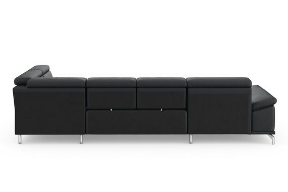 sit&more Wohnlandschaft Cabrio, Sitztiefenverstellung und Federkern, jeweils inklusive 3 Nierenkissen