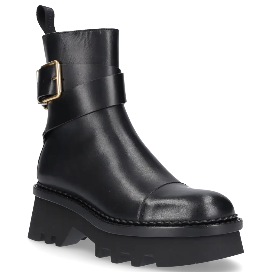 Chloé - Stiefeletten OWENA Kalbsleder - schwarz