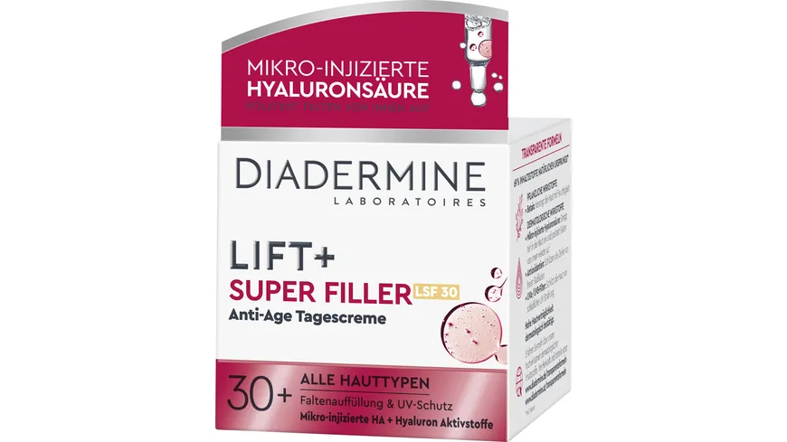 DIADERMINE Lift+ Tagespflege Super Filler LSF 30 50 ml