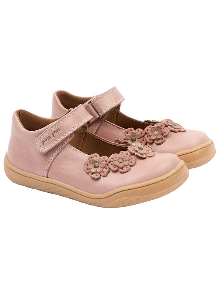 POM POM Leder-Barfußschuhe in Rosa günstig kaufen