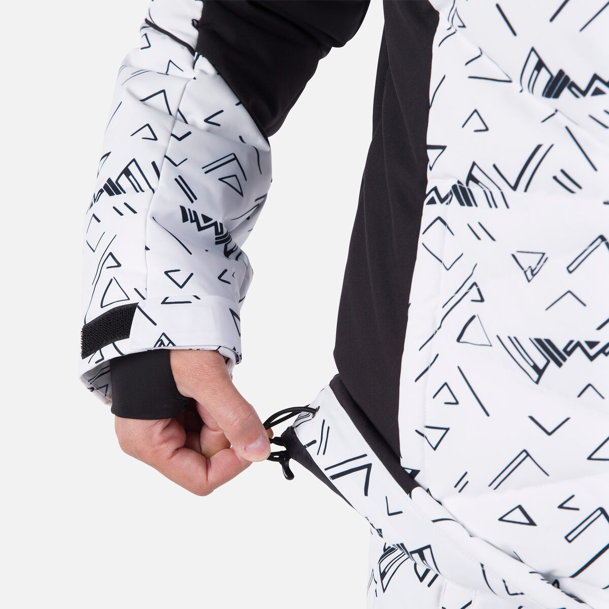 Damensteppjacke mit Print Staci