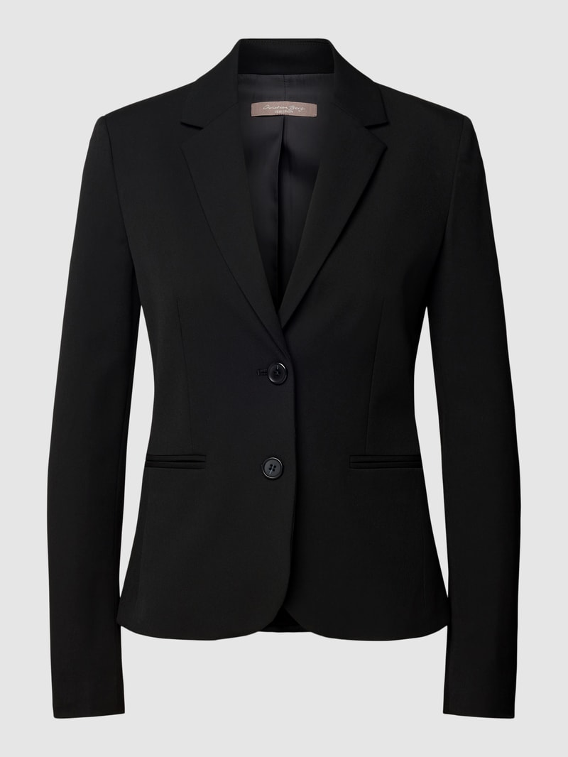 Blazer mit Paspeltaschen in schwarz