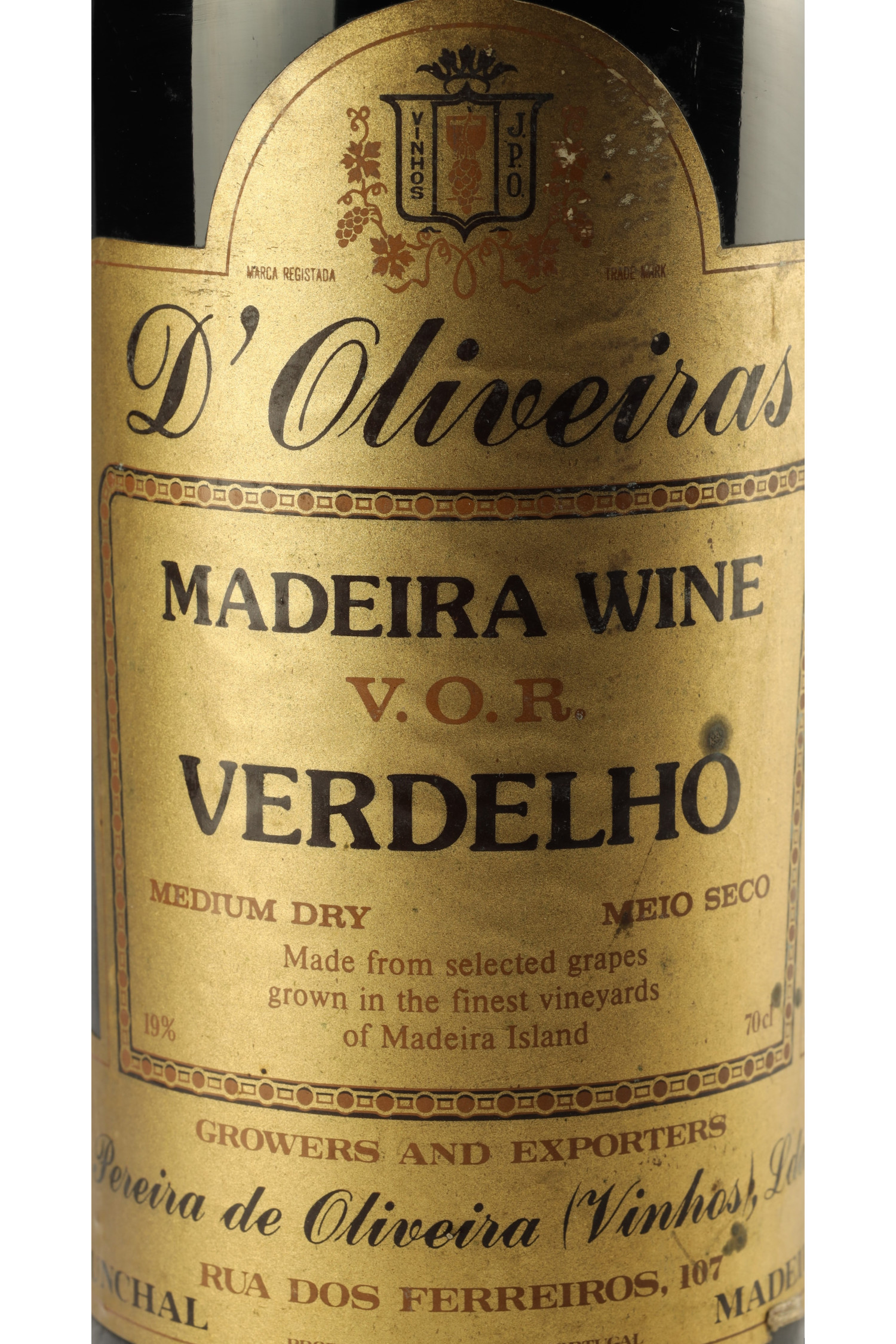 Oliveiras Verdhelo 1905, Madeira