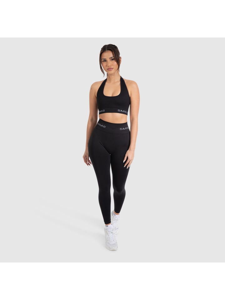 SMILODOX Leggings Scrunch Azura in Schwarz günstig kaufen
