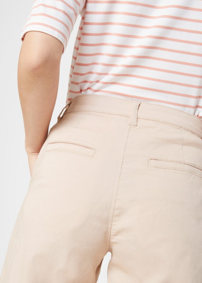 Weite Twill-Shorts